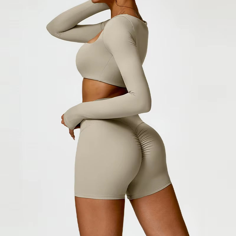 2Pieces Women's Yoga & Gym Set – Quick-Dry Workout Tracksuit