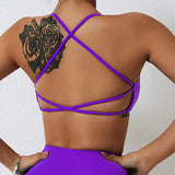 Cross-Back Sports Bra – Breathable & Flexible Fit
