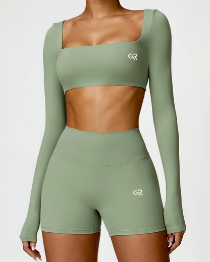 Set SecondSkin™ 2 Piese pentru Yoga Scurt