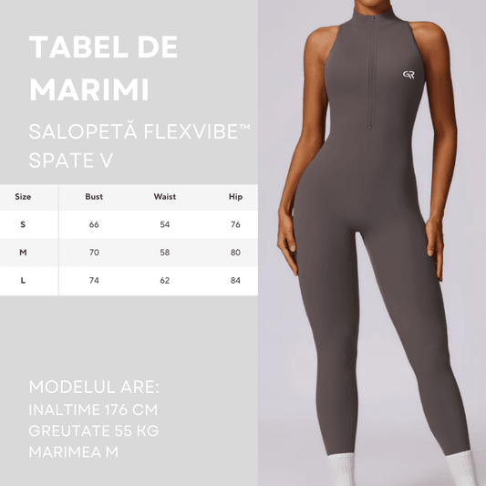 Salopetă FlexVibe™ Spate V - GymRevoolt