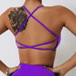 Cross-Back Sports Bra – Breathable & Flexible Fit